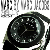 Marc Jacobs Pelly Black Dial Black Silicone Strap Watch for Women - MBM2541