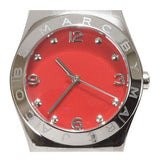 Marc Jacobs Classic Red Dial Silver Steel Strap Watch for Women - MBM3031