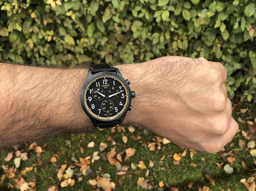 Tissot Chrono XL Vintage Chronograph Black Dial Black Leather Strap Watch For Men - T116.617.36.052.02