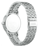 Hugo Boss Officer Black Dial Silver Steel Strap Watch for Men - 1513614