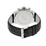 Hugo Boss Aeroliner Chronograph Quartz Black Dial Black Leather Strap Watch For Men - HB1512448