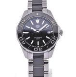 Tag Heuer Aquaracer Quartz Black Dial Two Tone Steel Strap Watch for Men - WAY131A.BA0913