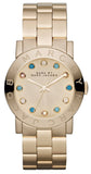 Marc Jacobs Amy Dexter Gold Dial Gold Steel Strap Watch for Women - MBM3215