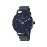 Calvin Klein Even Blue Dial Blue Leather Strap Watch for Men - K7B214VN