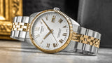 Tissot Ballade Powermatic 80 Cosc Silver Dial Two Tone Steel Strap Watch for Men - T156.408.22.033.00