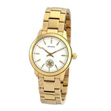 Tory Burch Collins White Dial Gold Steel Strap Watch for Women - TBW1300