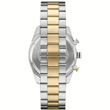 Emporio Armani Racer Chronograph Black Dial Two Tone Steel Strap Watch for Men - AR11678
