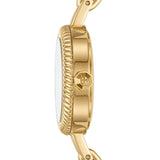 Tory Burch Riva Gold Dial Gold Steel Strap Watch for Women - TBW4029