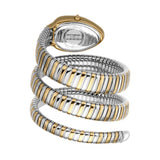 Just Cavalli Glam Evo 9 White Dial Two Tone Steel Strap Watch for Women - JC1L224M0065