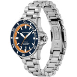 Emporio Armani Sea Explorer Blue Dial Silver Steel Strap Watch for Men - AR60090
