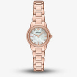 Emporio Armani Mia Mother of Pearl Dial Rose Gold Steel Strap Watch for Women - AR11671