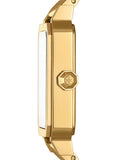 Tory Burch Robinson White Dial Gold Steel Strap Watch for Women - TBW1500