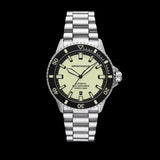 Emporio Armani Sea Explorer Yellow Dial Silver Steel Strap Watch for Men - AR60083
