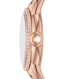 Emporio Armani Mia Mother of Pearl Dial Rose Gold Steel Strap Watch for Women - AR11671