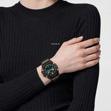 Versace Icon Active Chronograph Black Dial Black Siliconen Strap Unisex Watch - VE8P00224