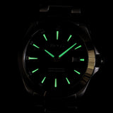 Hugo Boss Strike Green Dial Silver Steel Strap Watch for Men - 1514173