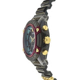 Versace Icon Active Chronograph Black Dial Black Siliconen Strap Unisex Watch - VE8P00224
