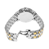 Tory Burch The Tory Chronograph White Dial Two Tone Steel Strap Watch for Women - TBW1052