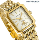 Tory Burch Robinson White Dial Gold Steel Strap Watch for Women - TBW1500