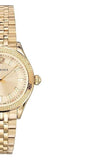 Versace Virtus Quartz Gold Dial Gold Steel Strap Watch for Women - VEHU00720