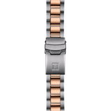 Tissot Seastar 1000 Quartz Black Dial Two Tone Steel Strap Watch for Men - T120.410.22.051.01