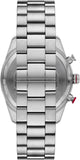 Emporio Armani Racer Chronograph Blue Dial Silver Steel Strap Watch for Men - AR11676