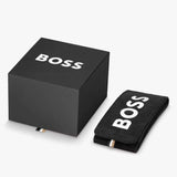 Hugo Boss Strike Turquoise Blue Dial Silver Steel Strap Watch for Men - 1514171