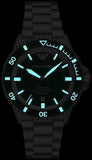Emporio Armani Sea Explorer Green Dial Silver Steel Strap Watch for Men - AR60080