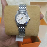 Tory Burch Whitney Ivory White Dial Silver Steel Strap Watch for Women - TBW8001