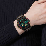 Versace Icon Active Chronograph Black Dial Black Siliconen Strap Unisex Watch - VE8P00224