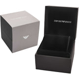 Emporio Armani Mia Mother of Pearl Dial Red Leather Strap Watch for Women - AR11646