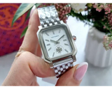 Tory Burch Robinson White Dial Silver Steel Strap Watch for Women - TBW1510