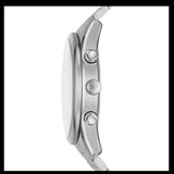 Emporio Armani Antonio Chronograph Green Dial Silver Steel Strap Watch for Men - AR11581