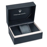 Maserati Stile Skeleton Chronograph Black Dial Black Silicone Strap Watch for Men - R8871642003