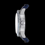 Emporio Armani World Explorer GMT Blue Dial Blue Rubber Strap Watch for Men - AR11592