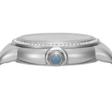 Emporio Armani Three Hand Blue Dial Two Tone Steel Strap Watch for Women - AR11597