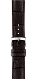 Tissot PR 100 Quartz Silver Dial Black Leather Strap Watch for Men - T150.410.16.031.00