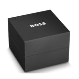 Hugo Boss Candor Green Dial Silver Steel Strap Watch for Men - 1514079