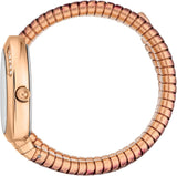 Just Cavalli Glam Evo 5 Silver Dial Two Tone Steel Strap Watch for Women - JC1L251M0065