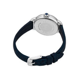 Emporio Armani Mia Moonphase Blue Dial Blue Leather Strap Watch for Women - AR11629