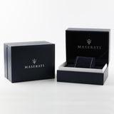 Maserati Velocità Chronograph Blue Dial Gold Steel Strap Watch for Men - R8873652002