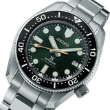 Seiko Prospex 140th Anniversary Limited Edition Automatic Scuba Divers Green Dial Silver Steel Strap Watch for Men - SPB207J1