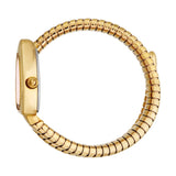 Just Cavalli Lady Snake Red Dial Gold Steel Strap Watch for Women - JC1L249M0025