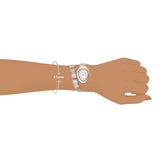 Just Cavalli Aversa Mother of Pearl Dial Two Tone Steel Strap Watch for Women - JC1L222M0065