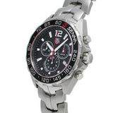 Tag Heuer Senna Chronograph Special Edition Black Dial Silver Steel Strap Watch for Men - CAZ1015.BA0883