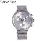 Calvin Klein High Noon Silver Dial Silver Mesh Bracelet Watch for Men - K8M27126