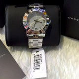 Marc Jacobs Amy Silver Dial Silver Steel Strap Watch for Women - MBM3181
