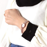 Marc Jacobs Henry Rose Gold Dial Rose Gold Steel Strap Watch for Women - MBM3278