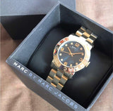 Marc Jacobs Amy Grey Dial Two Tone Steel Strap Watch for Women - MBM8597