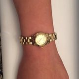 Marc Jacobs Amy Gold Dial Gold Steel Strap Watch for Women - MBM8612